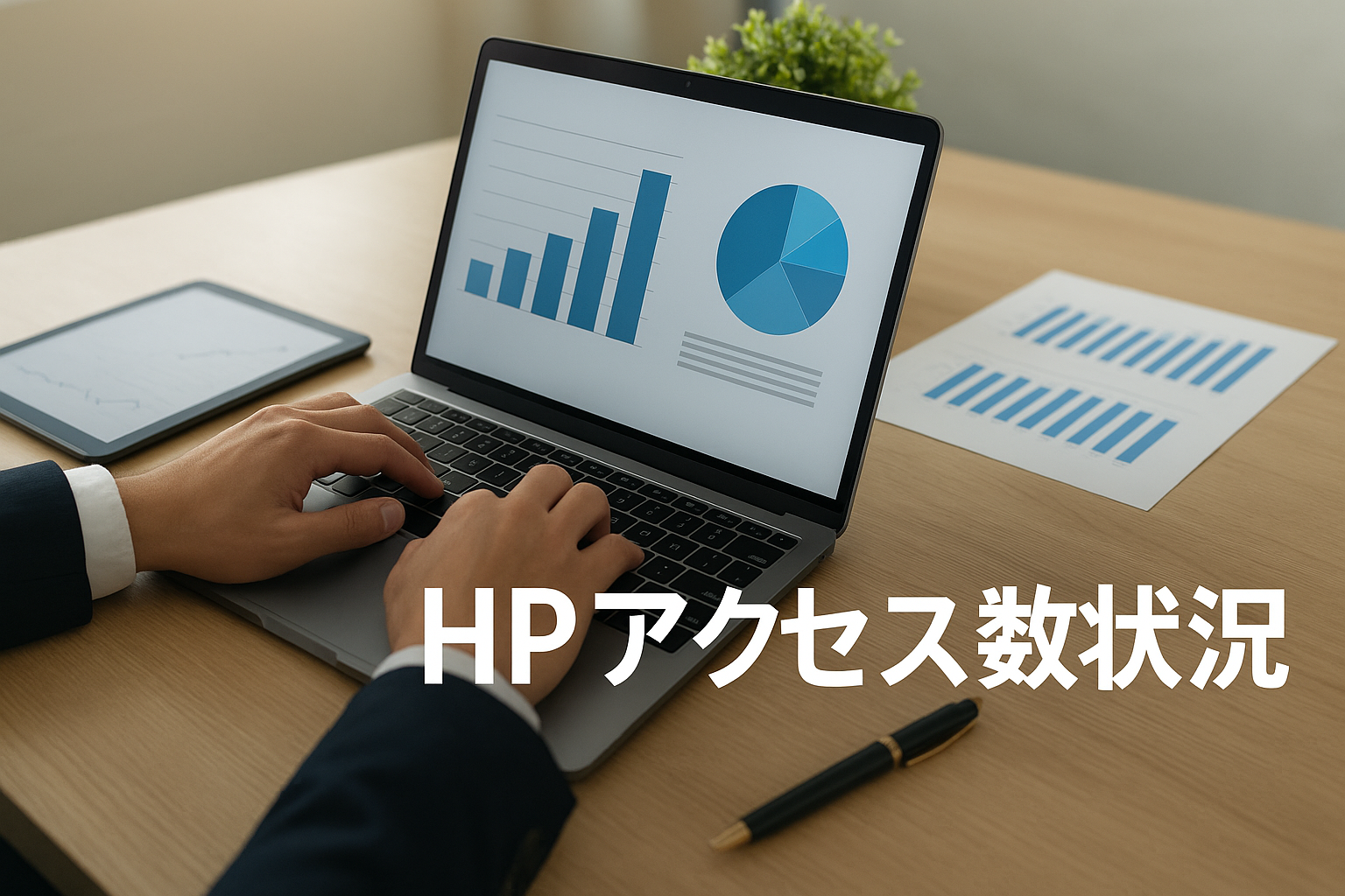 HPアクセス数増加